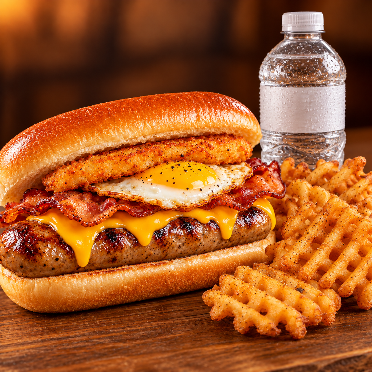 Breakfast Brat Combo